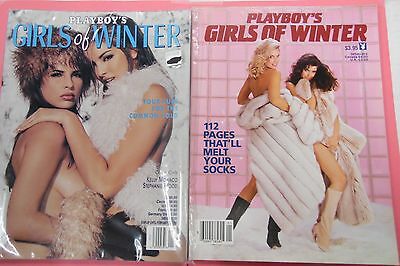 Lot Of 2 Playboy's Girls Of Winter 1984/1998 062116lm-ep - New