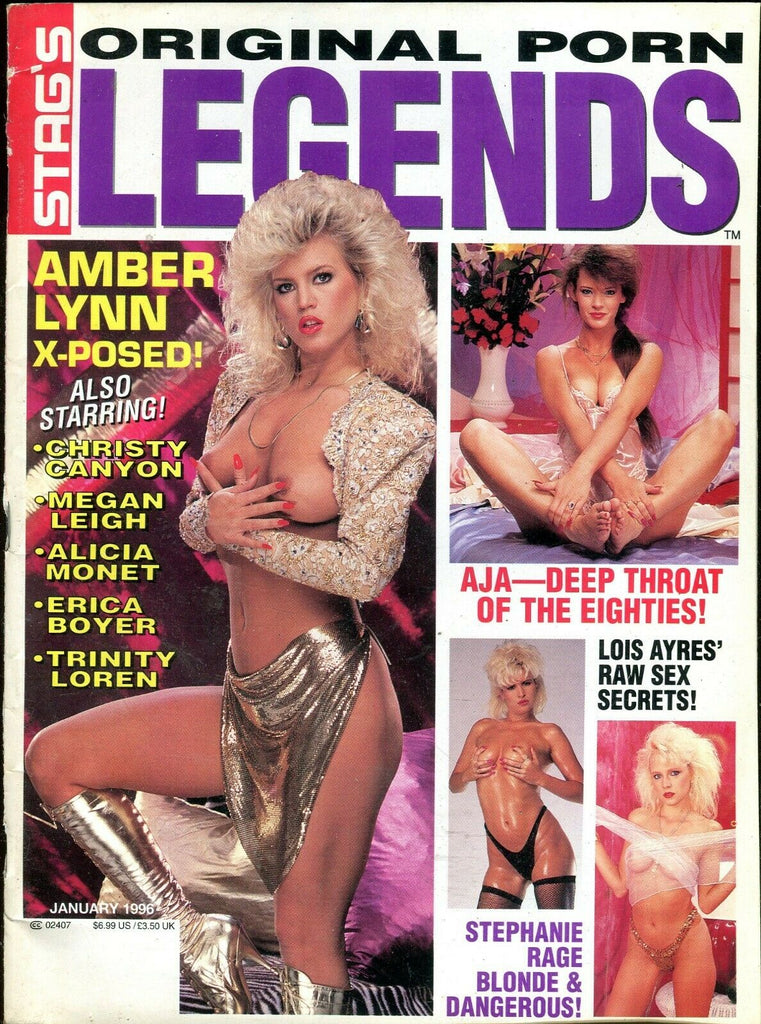 Original Porn Legends Bettie Page/ Amber Lynn January 1996 070919lm-ep - Used