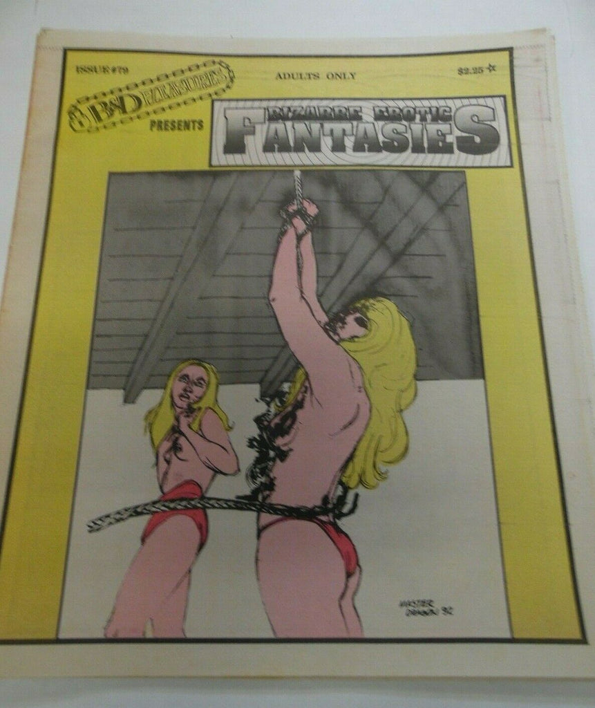 Bizarre Erotic Fantasies Newspaper Paddle & Strap #79 1993 120619lm-ep2