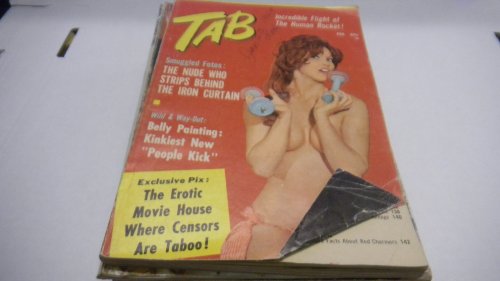 Tab Busty Adult Digest Size Magazine"The Nude Who Strips Behind the Iron Curtain" February 1969