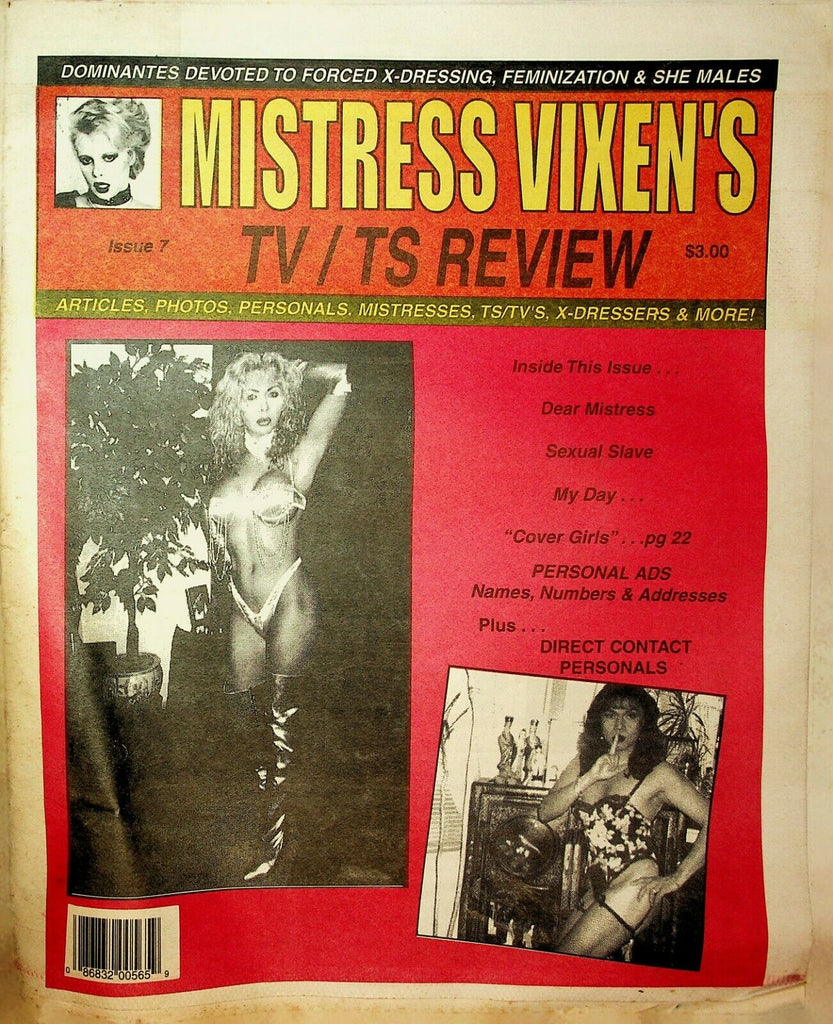 Mistress Vixen's TV / TS Review Newspaper Cover Girls #7 030220lm-ep