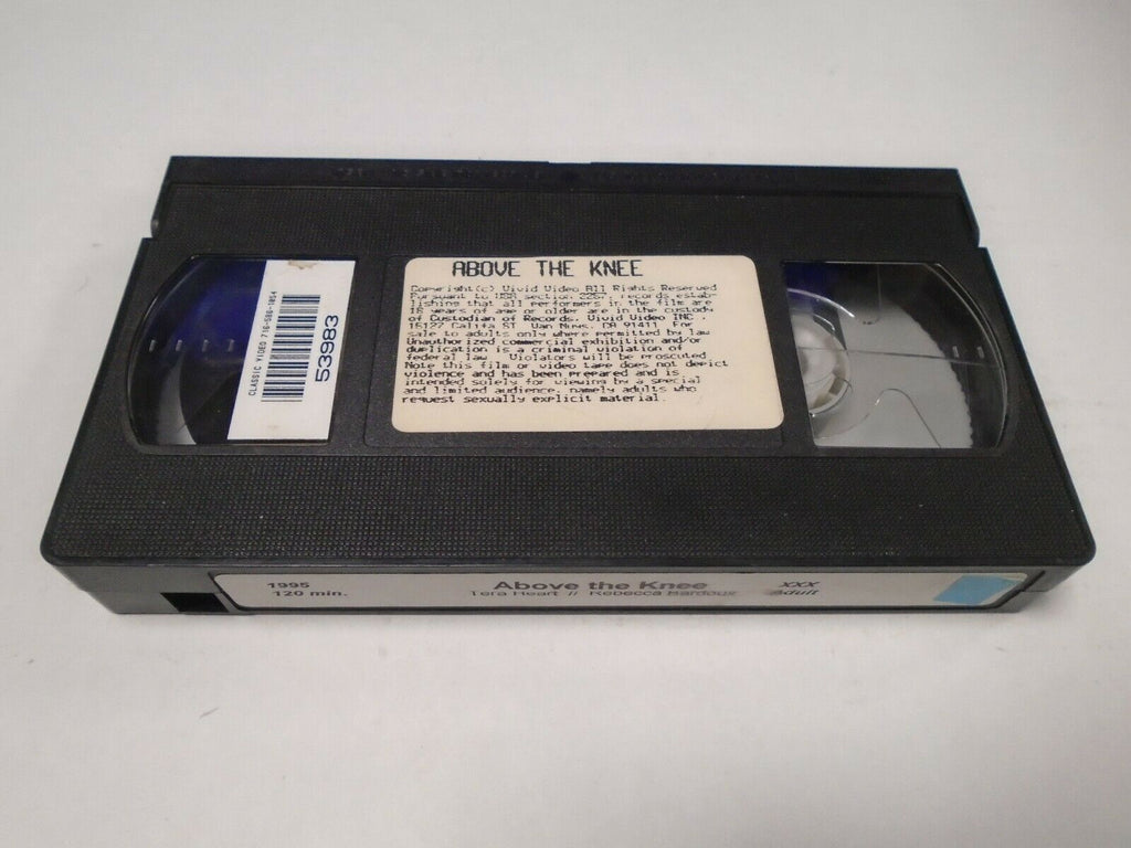 Above the Knee Tera Heart Rebecca Bardoux 1995 120mins Adult VHS 040119AMP2
