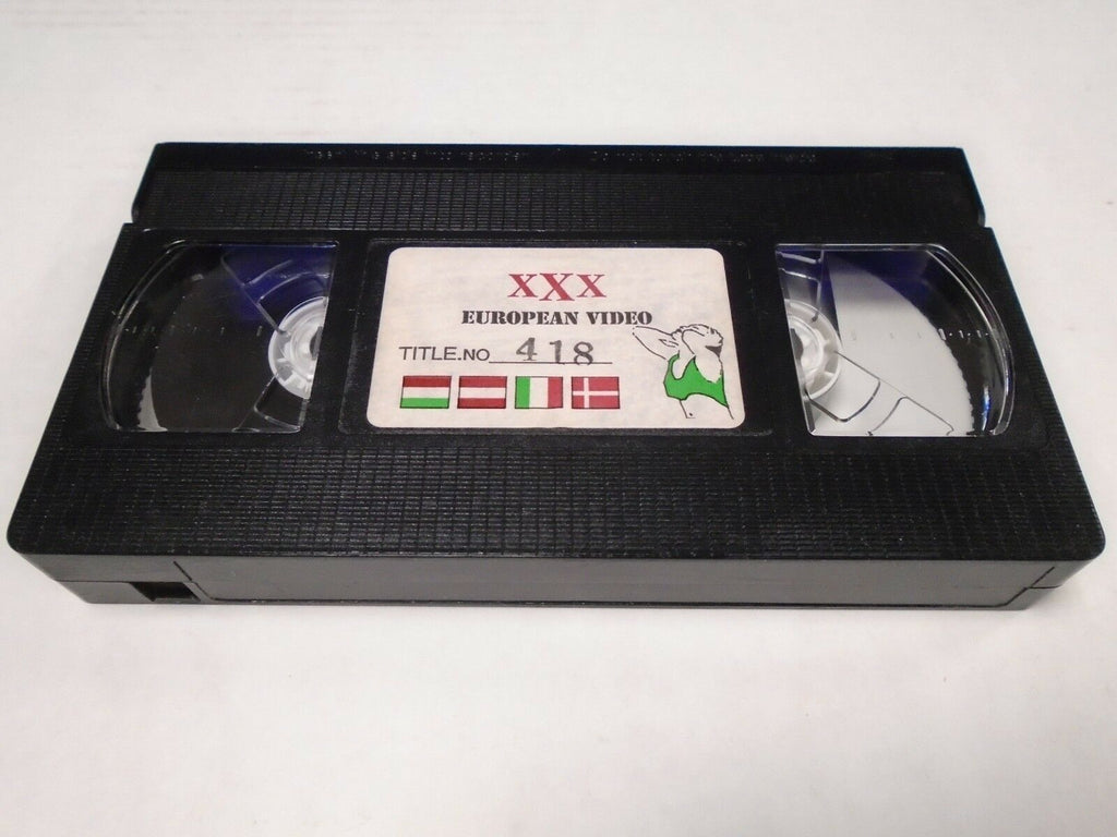 European Video 418 Horniest XXX Models European Vintage Adult VHS 011619AMP