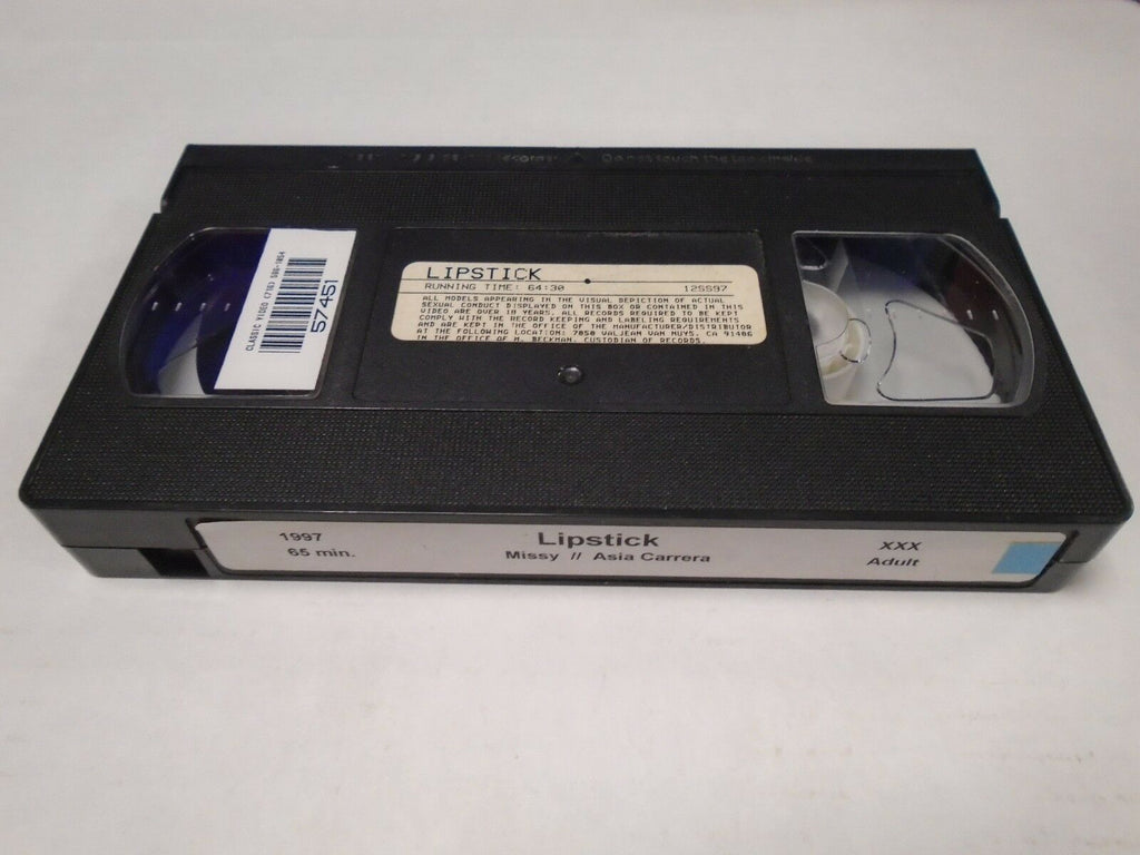 Lipstick Missy Asia Carrera 1997 65mins Adult VHS 012319AMP2