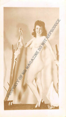 Adult Vintage B&W Photo 2.5x4 Sexy Pin Up Lesbians Undressing Strip Tease 45HR