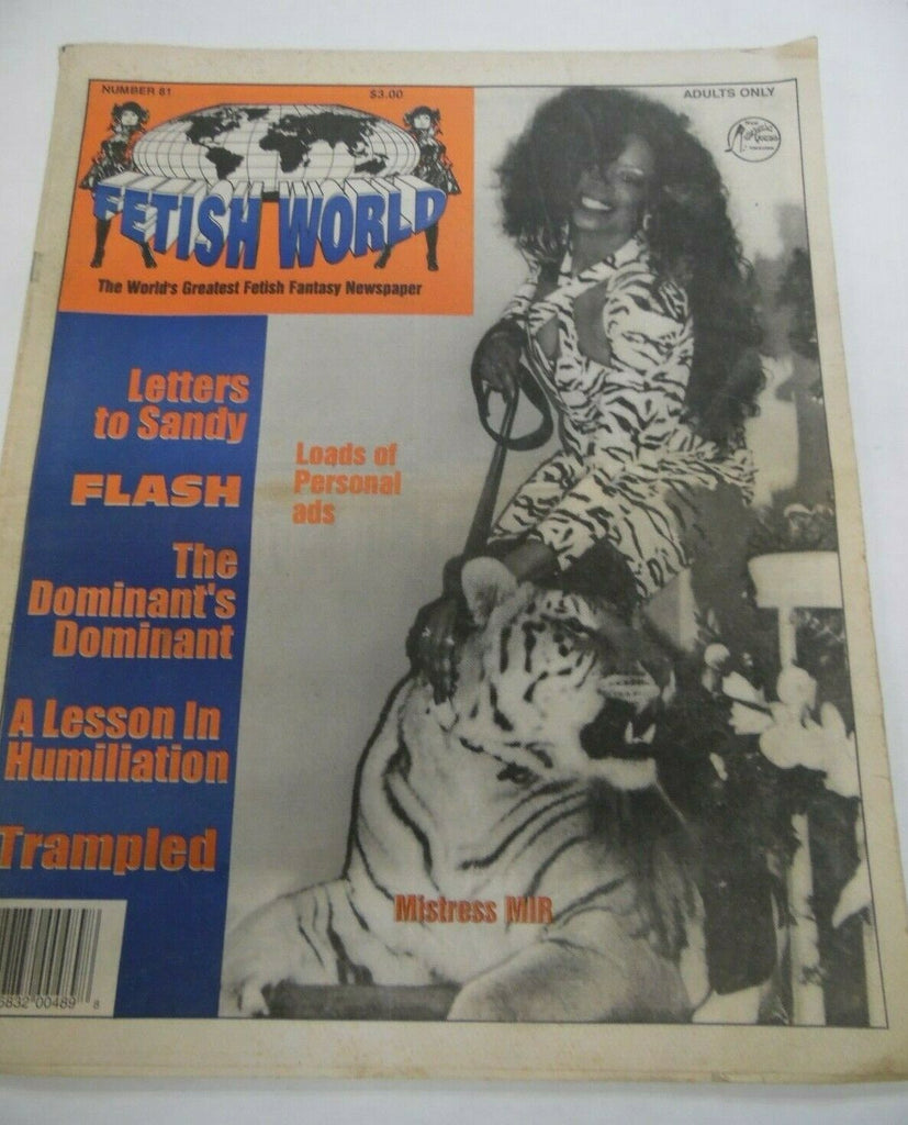 Fetish World Newspaper Mistress Mir #81 1995 121219lm-ep