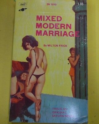 Mixed Modern Marriage Adult Novel by Milton Frick 1973 071213lm-epa