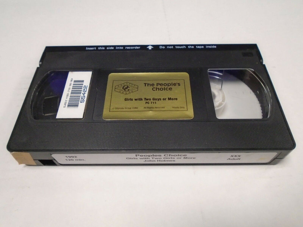 People's Choice Girls with 2 Guys or More John Holmes 1992 Adult VHS 022619AMP2