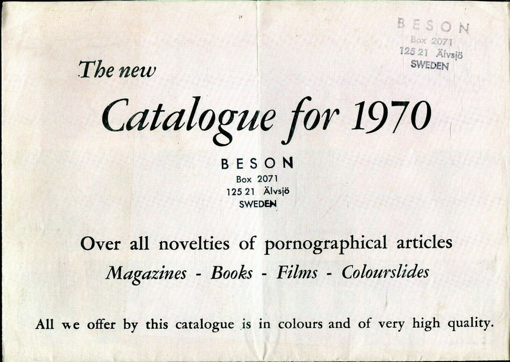 The New Cataloge For 1970 Films/Magazines/Books 101319lm-ep