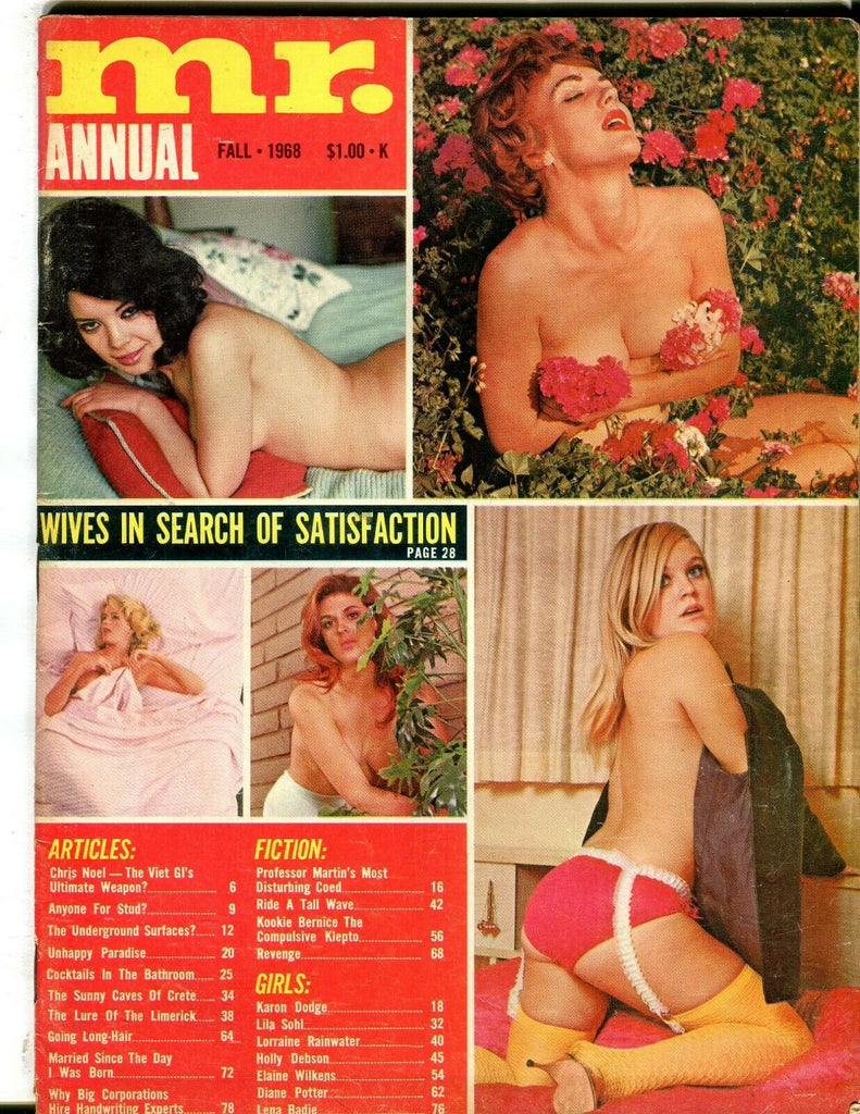 Mr. Annual Mr. Annual Magazine Karon Dodge/ Lila Sohl Fall 1968 080619lm-ep