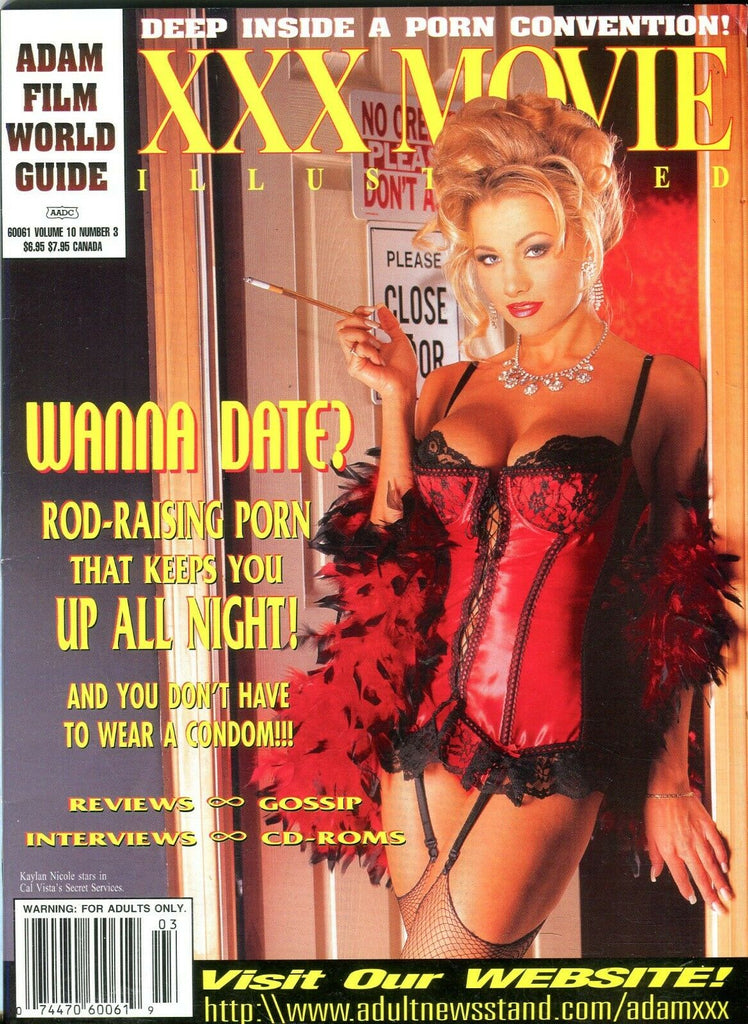 Adam Film World XXX Movie Illustrated Kaylan Nicole vol.10 #3 1997 092619lm-ep