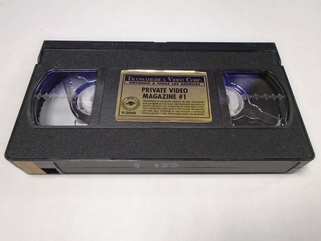 Private Video Magazine #1 TransAmerica Video Corp Adult VHS 032119AMP