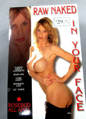 Raw Naked In Your Face Adult VHS Tape Lori Lust XXX new 121914lm-ep4
