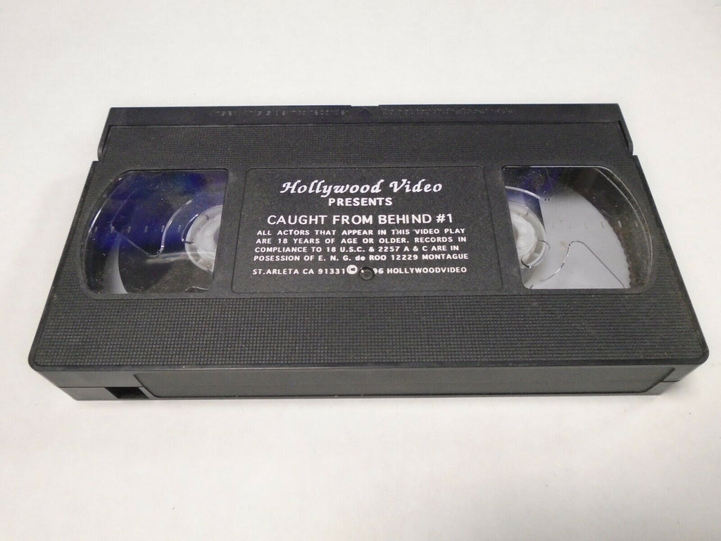 Hollywood Video Caught From Behind #1 1996 Adult VHS 032119AMP3