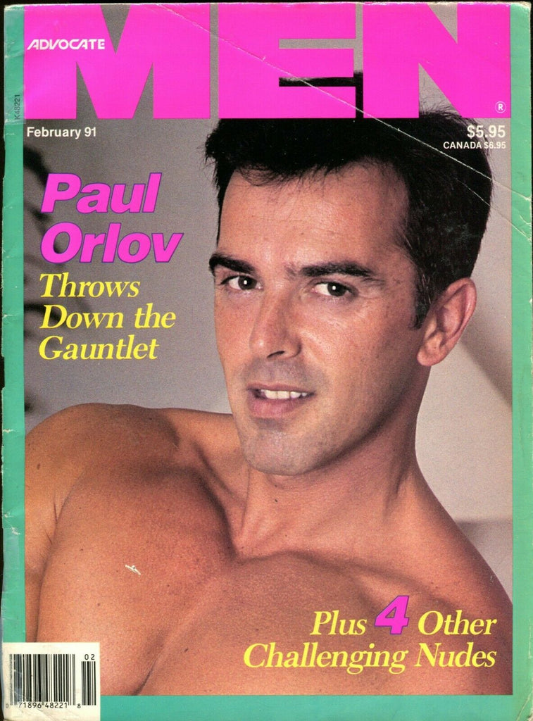 Advocate Men Gay Magazine Paul Orlov February 1991 051319lm-ep3