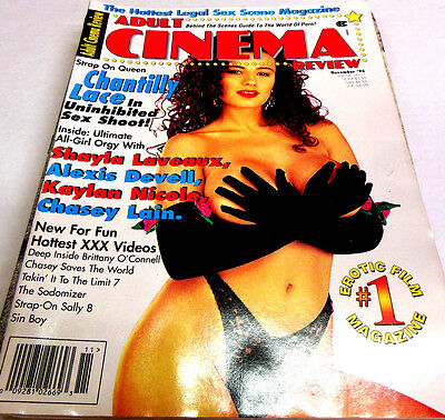 Adult Cinema Review Magazine"Chantilly Lace " November 1996 nm/cln 050713Lm-ep