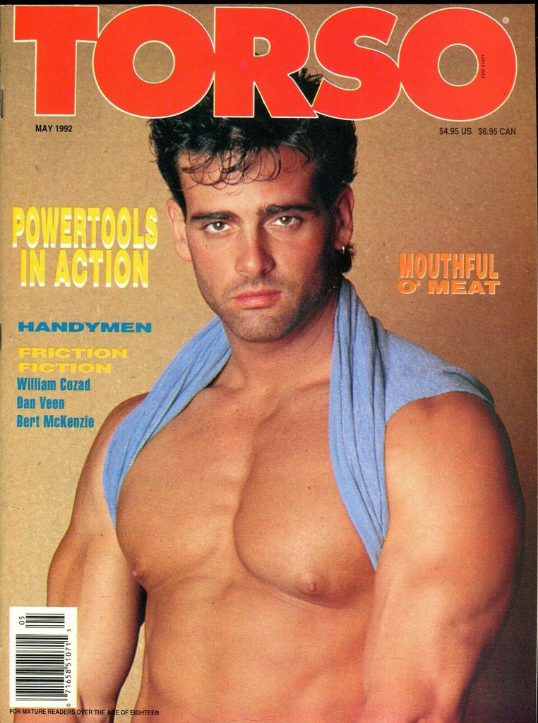 Torso Gay Magazine Mouthful O'Meat May 1992 082619lm-ep