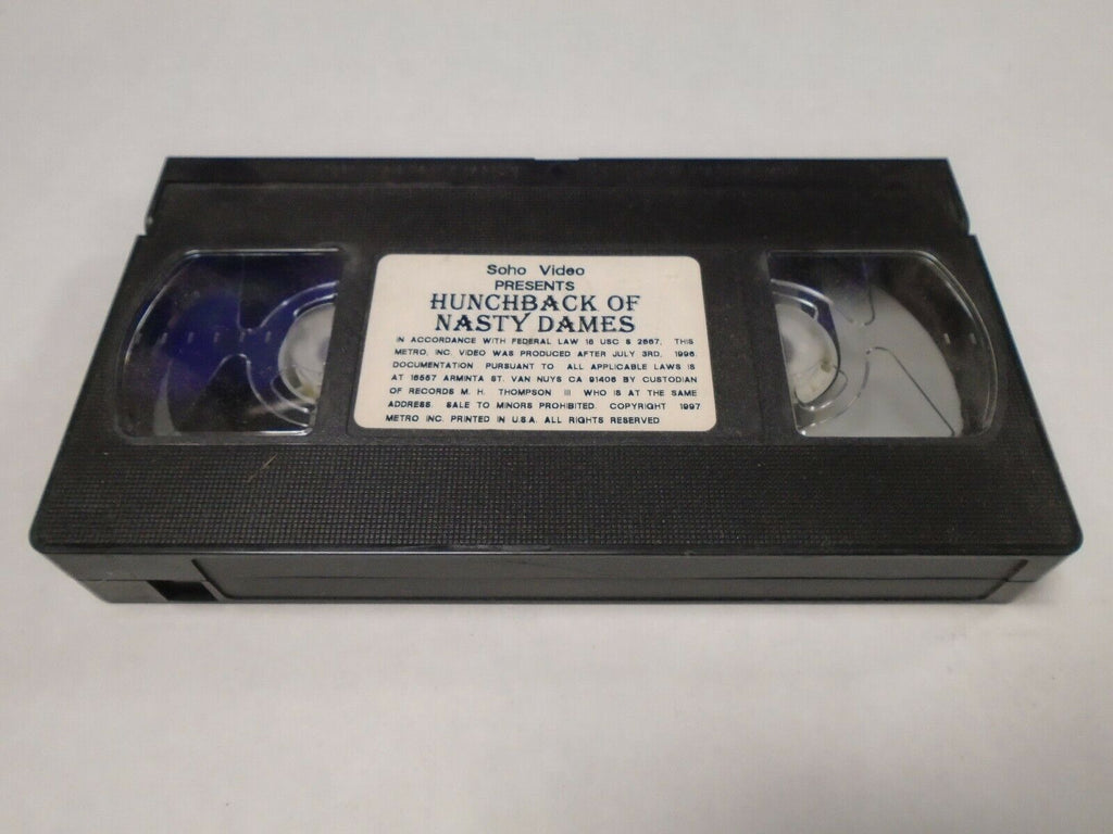 Hunchback of Nasty Dames Roxanne Hall Blake Mitchell 1997 Adult VHS 032119AMP3