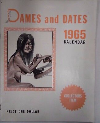 Dames and Dates 1965 Calendar Collectors Item 103017lm-ep