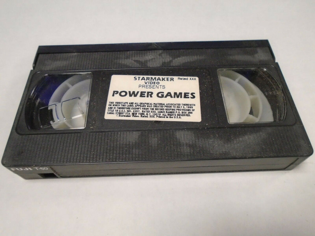 Power Games Stamker Video 1995 Adult VHS 032119AMP3