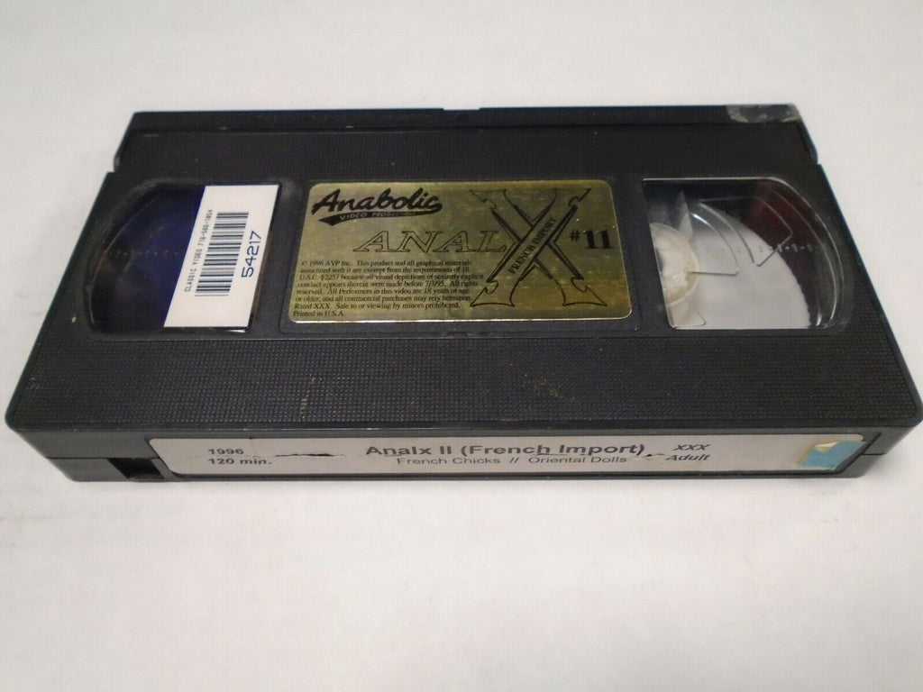 Anal X #11 French Chicks 1996 120mins Adult VHS 021519AMP