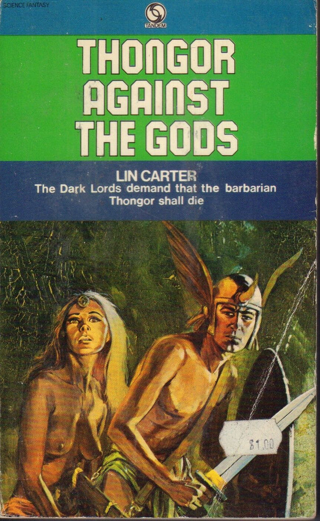 Thongor Against the Gods Lin carter Tandem 1973 Adult Book 041818DBEP