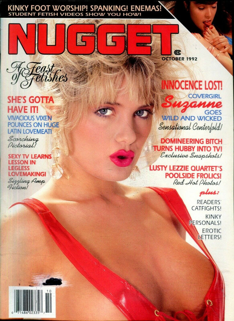 Nugget Fetish Magazine Cover Girl Suzanne October 1992 032119lm-ep