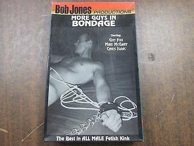 More Guys in Bondage Bob Jones Prod Guy Fox Gay Male VG Adult VHS 062615amp