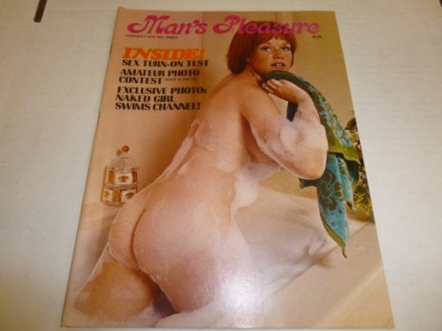 Man's Pleasure Busty Adult Magazine "Inside, Sex Turn-on Test" February 1974