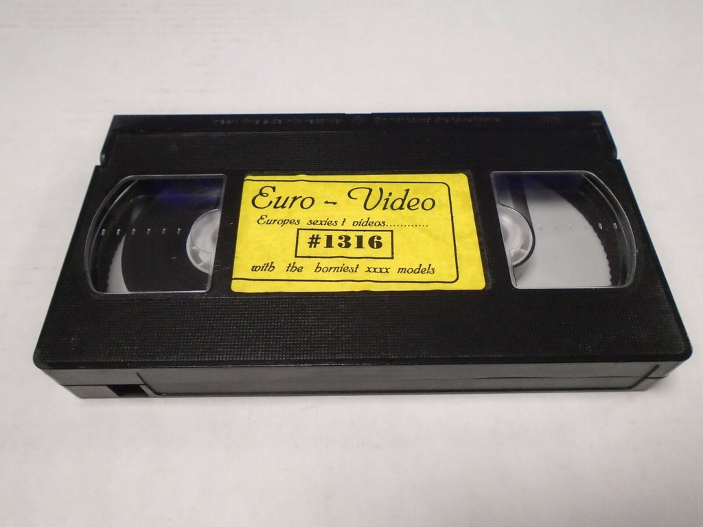 Euro-Video #1316 Horniest XXX Models European Vintage Adult VHS 011519AMP2