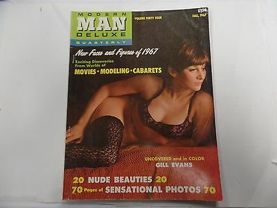 Modern Man Deluxe Quarterly Adult Magazine Gill Evans vol.44 1967 021316lm-ep