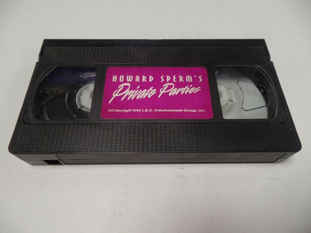 Howard Sperm's Private Parties 1994 LBO Ent Adult VHS 051519AMP2