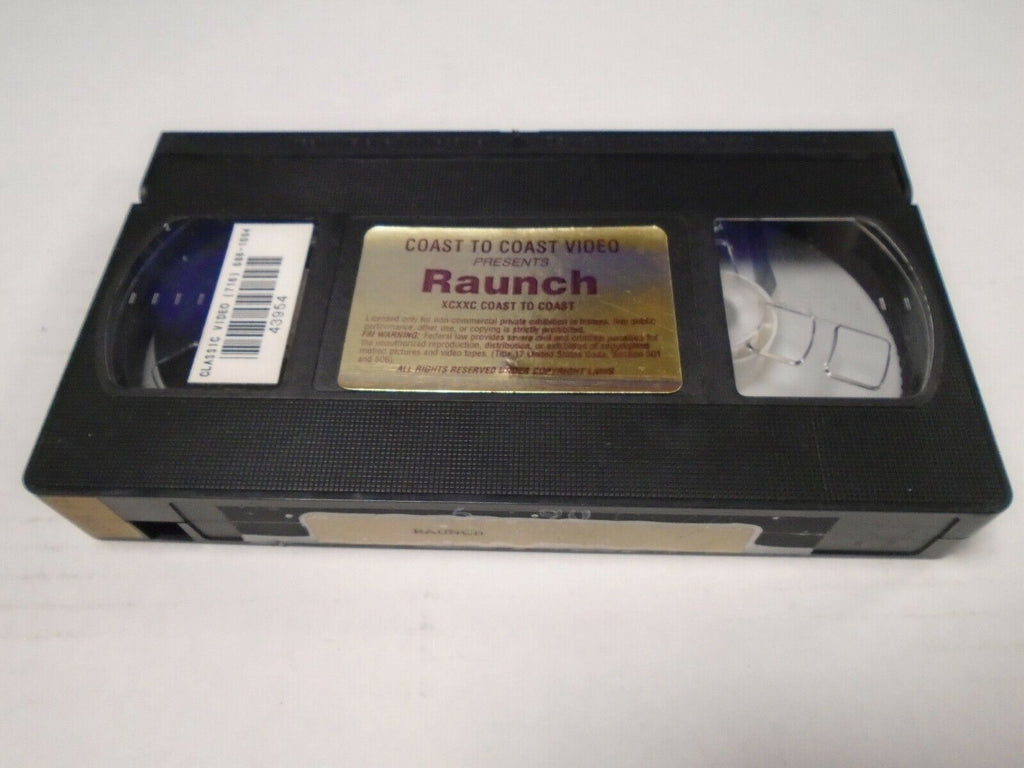 Raunch Coast to Coast Video Adult VHS 022519AMP2
