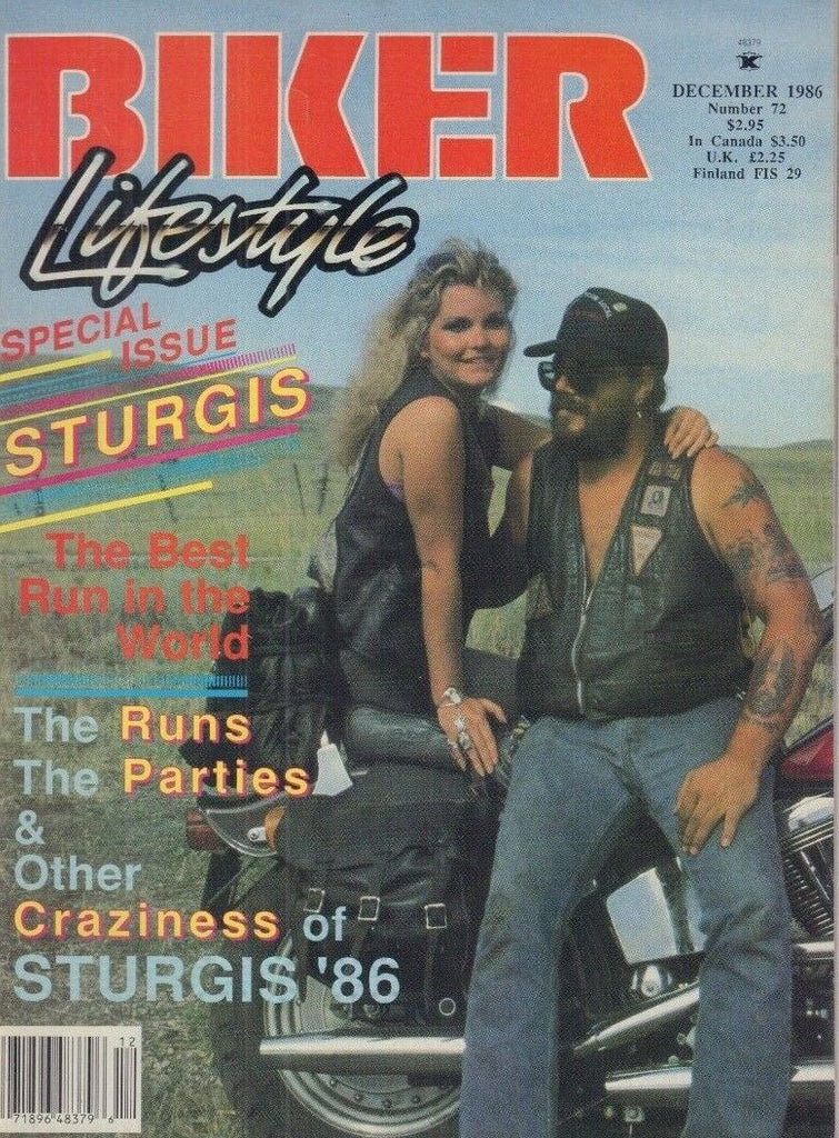 Biker Lifestyle Magazine Sturgis Special December 1986 051618REP