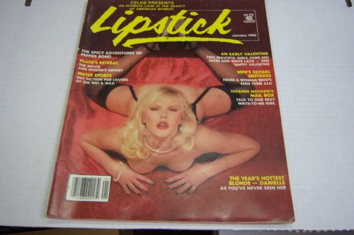 Lipstick Busty Adult Magazine "The Year's Hottest Blonde-danielle" January 1982