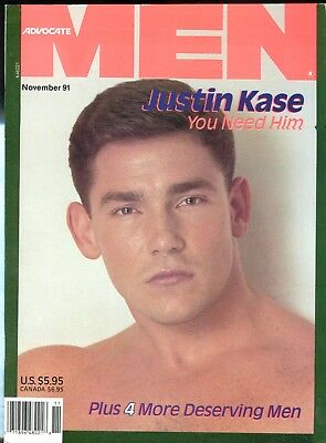 Advocate Men Gay Magazine Justin Kase November 1991 110817lm-ep3 - New