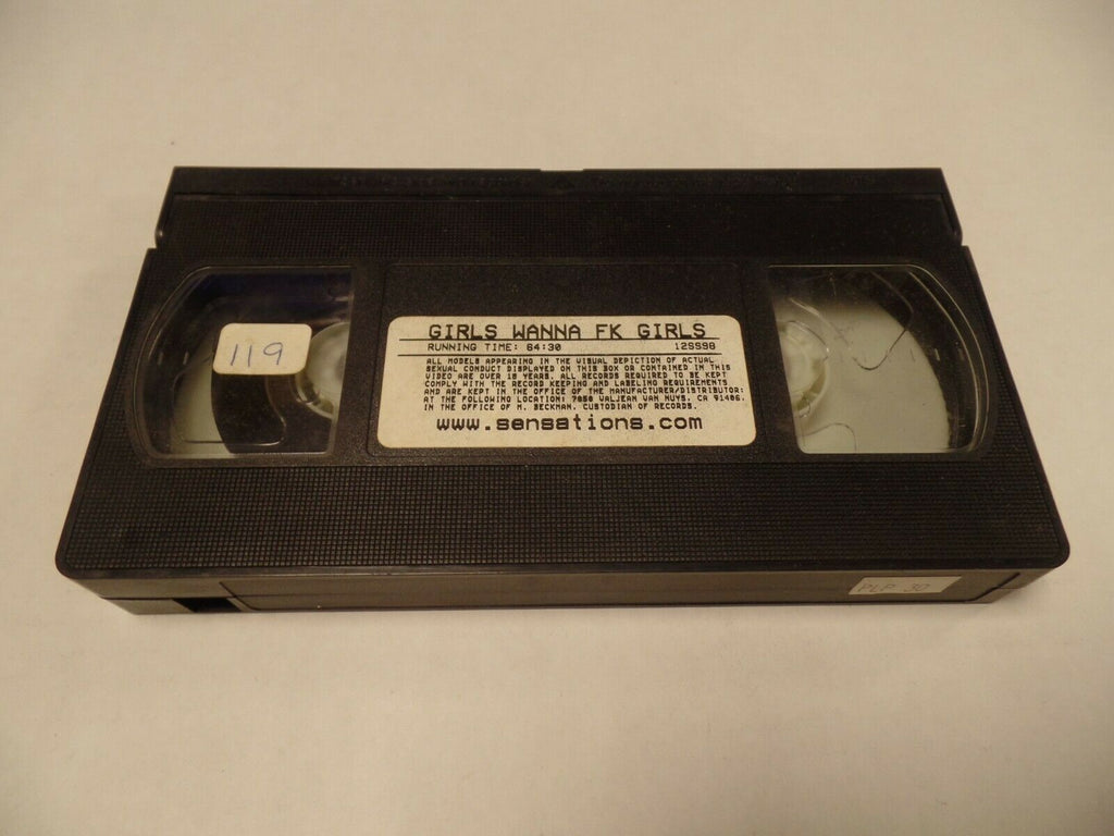 Girls Wanna Fuck Girls 64mins Sensations Adult VHS 053019AMP2