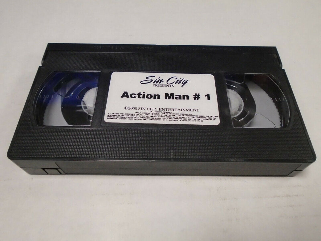 Action Man #1 Sin City 2000 Adult VHS 041819AMP3