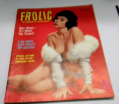 Frolic Busty Adult Magazine July 1963 vg 112113lm-ep