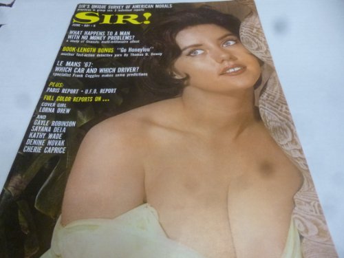 Sir Busty Adult Magazine "Lorna Drew" "Kathy Wade" Vol23 No 7 June 1967