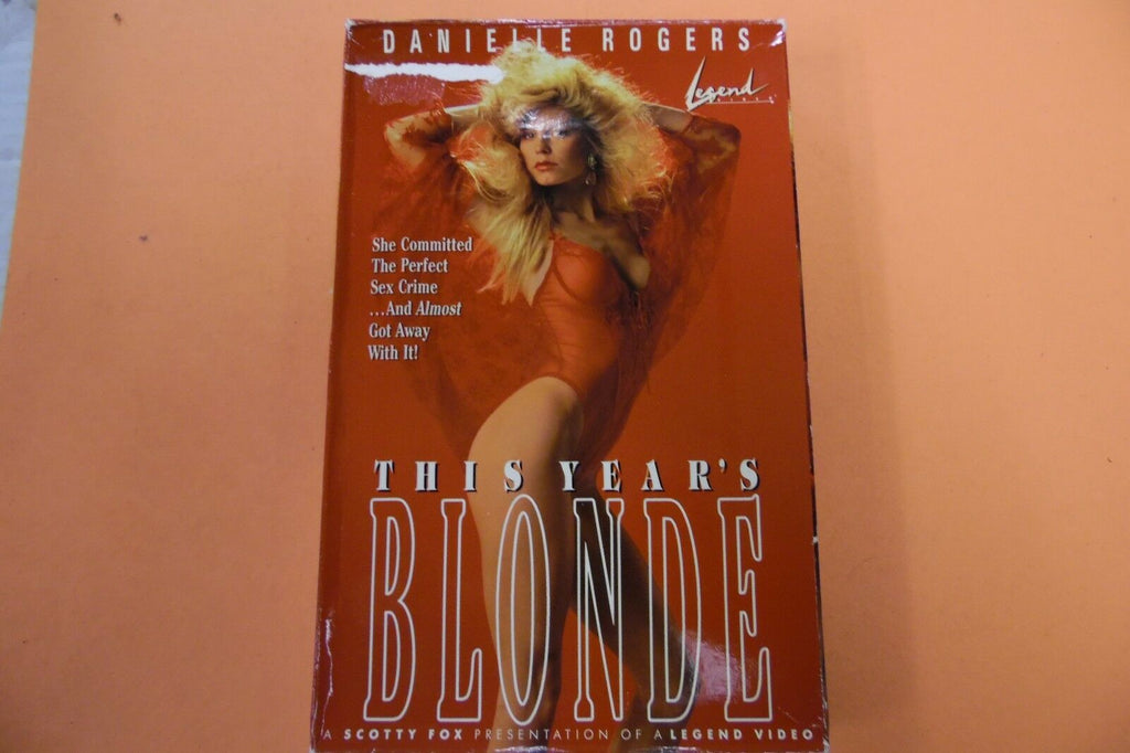 This Year's Blonde VHS Danielle Rogers/Randy Spears XXX CLEARANCE 111016lm-ep5