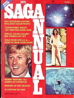 Saga Annual Magazine Robert Redford vol.2 #1 1975 020218lm-ep