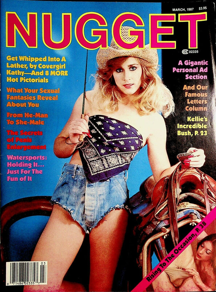 Nugget Magazine Cover Girl Kathy March 1987 040626lmp