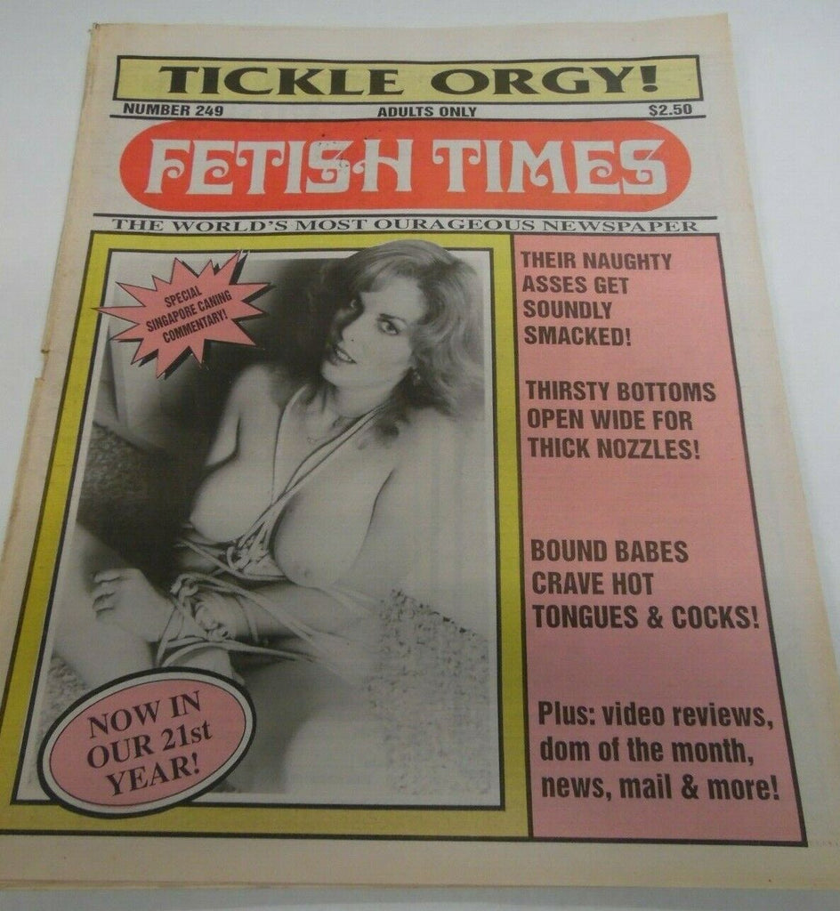 Fetish Times Newspaper Tickling Orgy #249 1994 121719lm-ep2