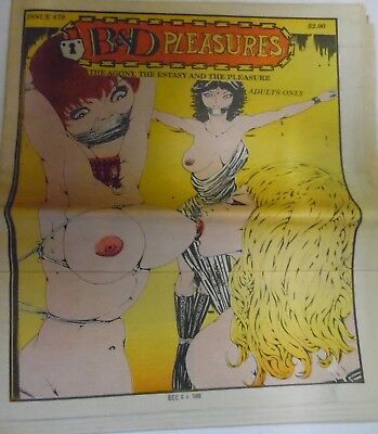 B & D Pleasures Bondage Newspaper Ecstasy and Pleasure #79 1988 052418lm-ep2 - Used