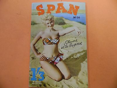 Span Glamour Pin-Up Girls Digest Rusty Fisher #50 1958 051816lm-ep