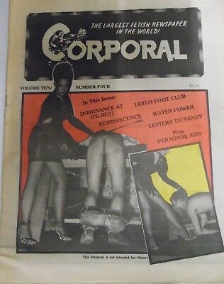 Corporal Fetish Newspaper Dominance At It's Best vol.10 #4 1987 052118lm-ep2