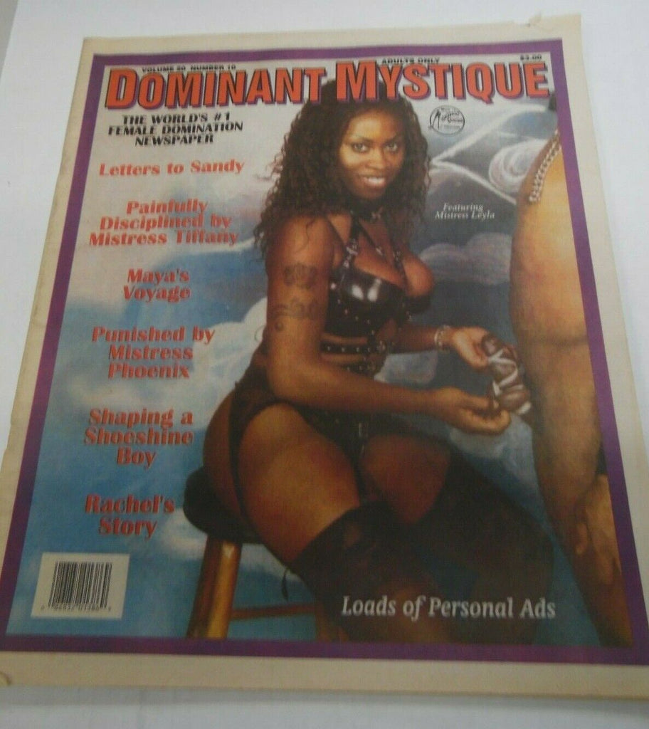 Dominant Mystique Newspaper Mistress Leyla vol.20 #10 1999 122419lm-ep