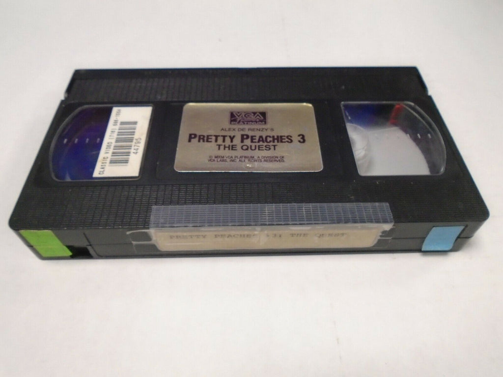 Pretty Peaches 3 The Quest Alex De Renzy's VCA Pictures Adult VHS 031919AMP2