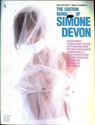 Custom Bondages Of Simone Devon Magazine Ashley Rene #6 1988 041918lm-ep